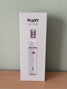 Genuine Pluxy Epil Pro 3 Facial Hair Epilator remover in original packaging